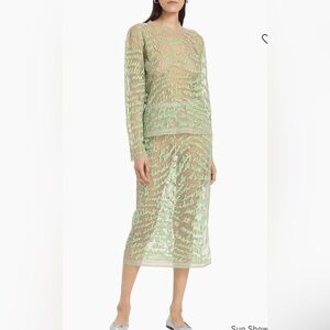 Lingua Franca set top and skirt